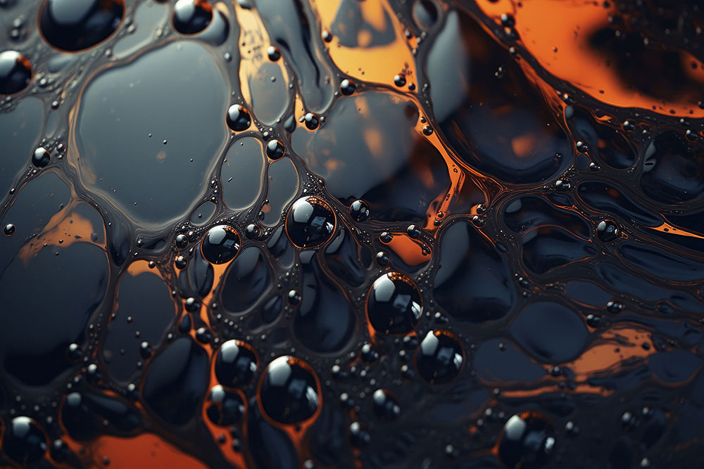 Processed,Collage,Of,Petroleum,Oil,Liquid,Bubbles,Texture.,Background,For
